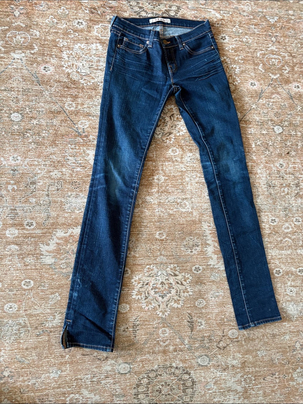 J Brand Dark Blue Skinny Jeans